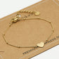 Armband met hartje goudkleurig