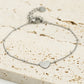 Armband met hartje zilverkleurig
