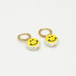 Oorringen parel smiley