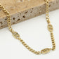 Ketting DD goudkleurig