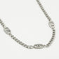 Ketting DD zilverkleurig