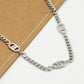 Ketting DD zilverkleurig