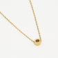 Initialen ketting letter O goudkleurig