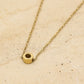 Initialen ketting letter O goudkleurig