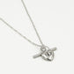 Ketting hartjes slot zilverkleurig
