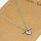 Ketting hartjes slot zilverkleurig