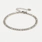 Schakelarmband basic zilverkleurig
