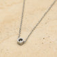 Initialen ketting letter Q zilverkleurig
