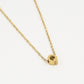 Initialen ketting letter Q goudkleurig
