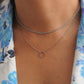 Gedraaide ketting zilverkleurig