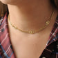 Ketting DD goudkleurig