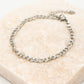 Schakelarmband basic zilverkleurig