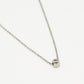 Initialen ketting letter S zilverkleurig