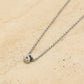 Initialen ketting letter S zilverkleurig
