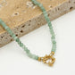 Kralenketting met slotje groen