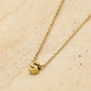 Initialen ketting letter S goudkleurig
