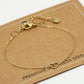 Armband open hartje goudkleurig