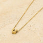 Initialen ketting letter U goudkleurig
