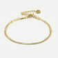 Armband plat goudkleurig