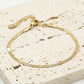 Armband plat goudkleurig