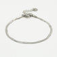 Armband plat zilverkleurig
