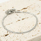Armband plat zilverkleurig