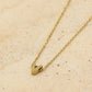Initialen ketting letter V goudkleurig