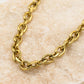 Ketting goudkleurig schakel grof