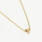 Initialen ketting letter Y goudkleurig