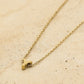 Initialen ketting letter Y goudkleurig