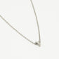 Initialen ketting letter Y zilverkleurig