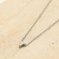 Initialen ketting letter Y zilverkleurig