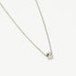 Initialen ketting letter Z zilverkleurig