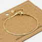 Armband plat goudkleurig