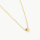 Initialen ketting letter Z goudkleurig
