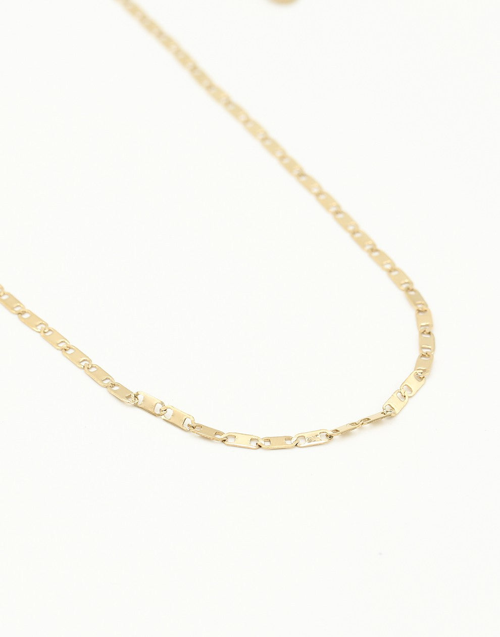 Schakelketting fijn goudkleurig