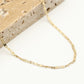 Schakelketting fijn goudkleurig