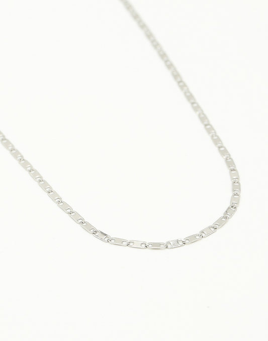Schakelketting fijn zilverkleurig