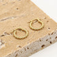 Oorbellen bolletjes goudkleurig