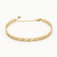Bangle Z patroon goudkleurig