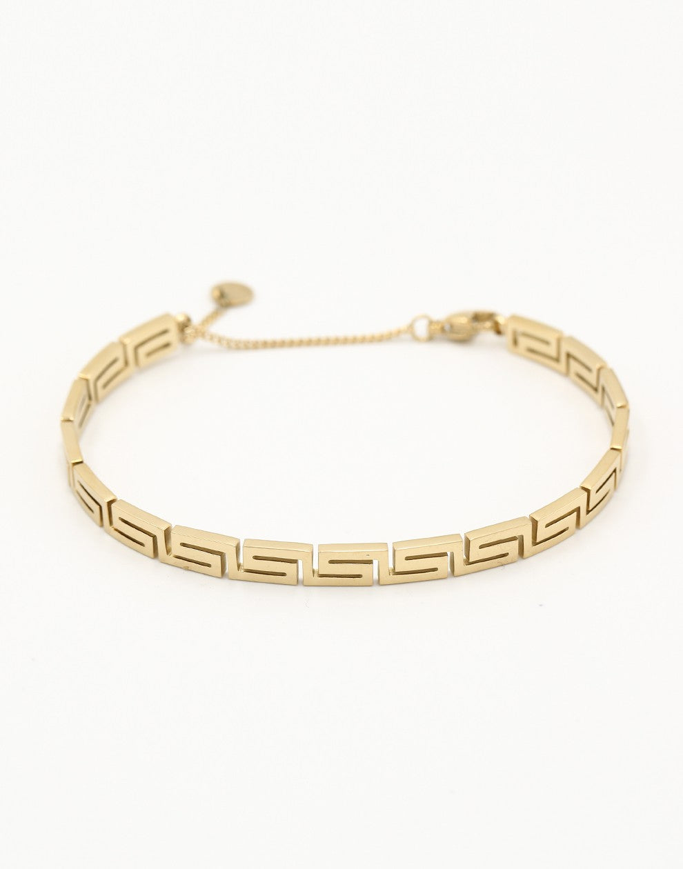 Bangle Z patroon goudkleurig