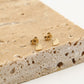 studs hartje plat goudkleurig