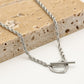 Ketting hart zilverkleurig