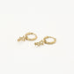 Gold-colored star earrings