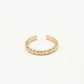 Ring balls gold-colored