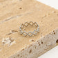 Ring kruisjes zilverkleurig