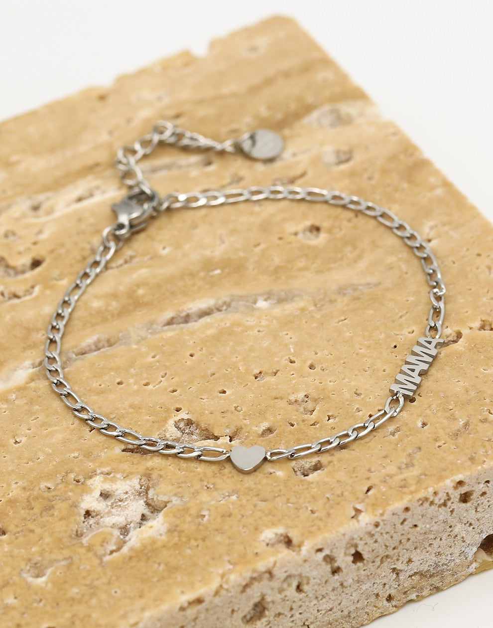 Armband mama zilverkleurig