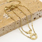 Armbanden vriendschap set goudkleurig