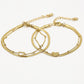 Armbanden set best friends goudkleurig