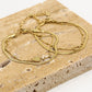 Armbanden set best friends goudkleurig